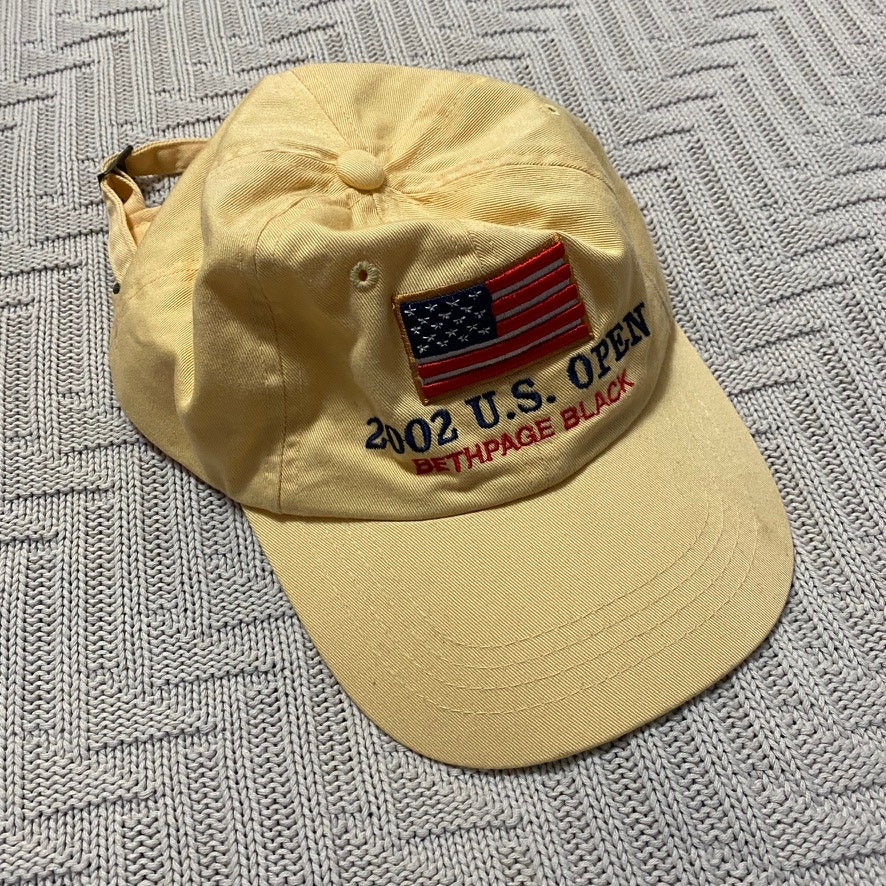 2002 Us Open Bethpage Black Yellow Baseball Hat